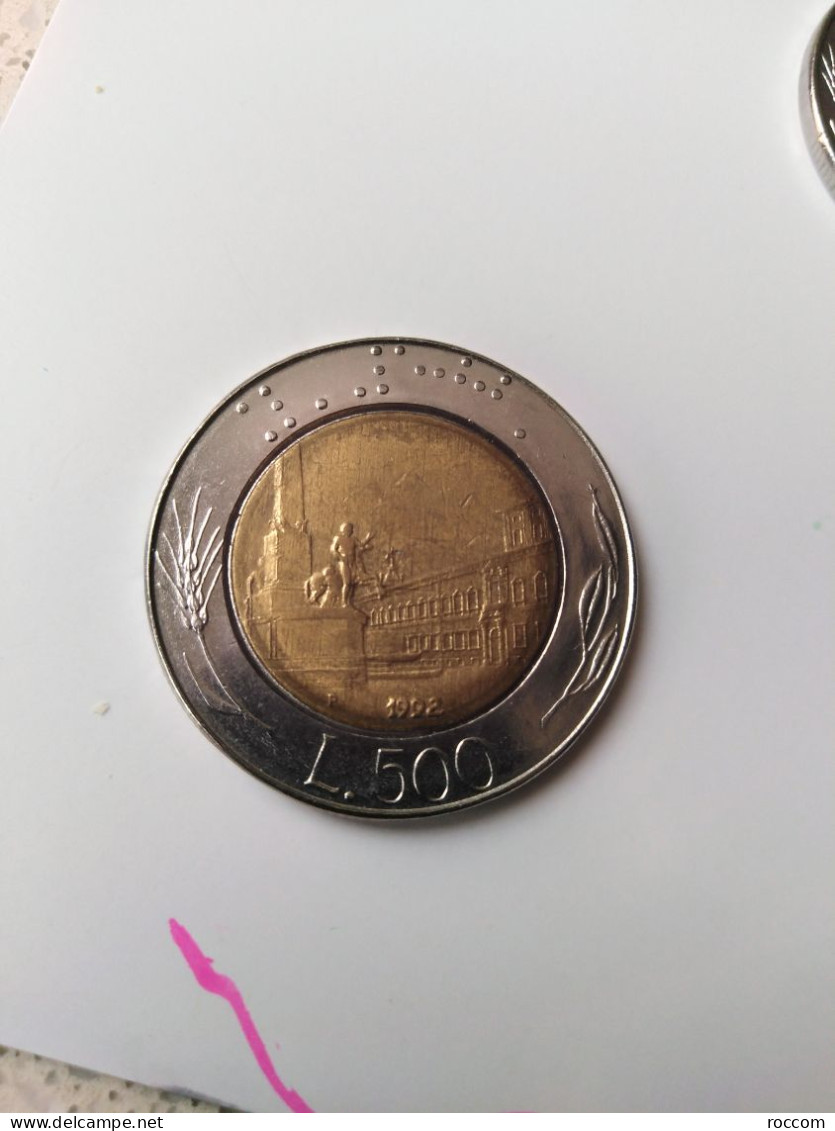 500 Lire 1992  Condizioni Da Foto  Spedizione Solo In Italia. - 500 Lire