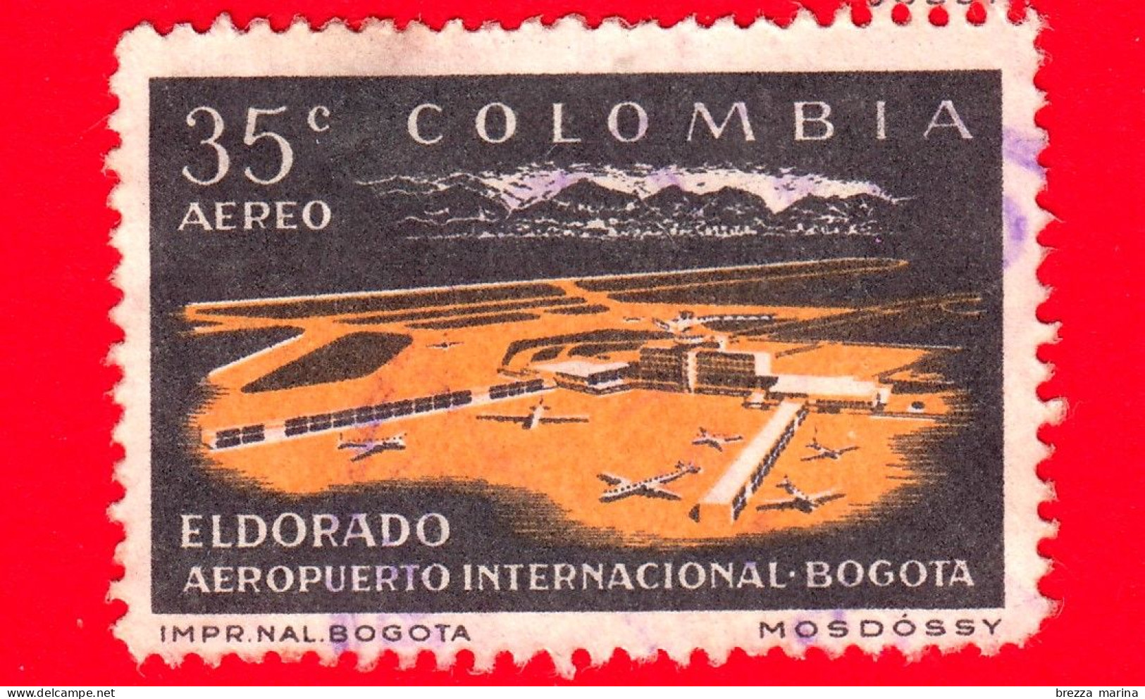 COLOMBIA - Usato -  1960 - Inaugurazione Dell'aeroporto Eldorado Bogotá - 35 - P.a. - Colombia