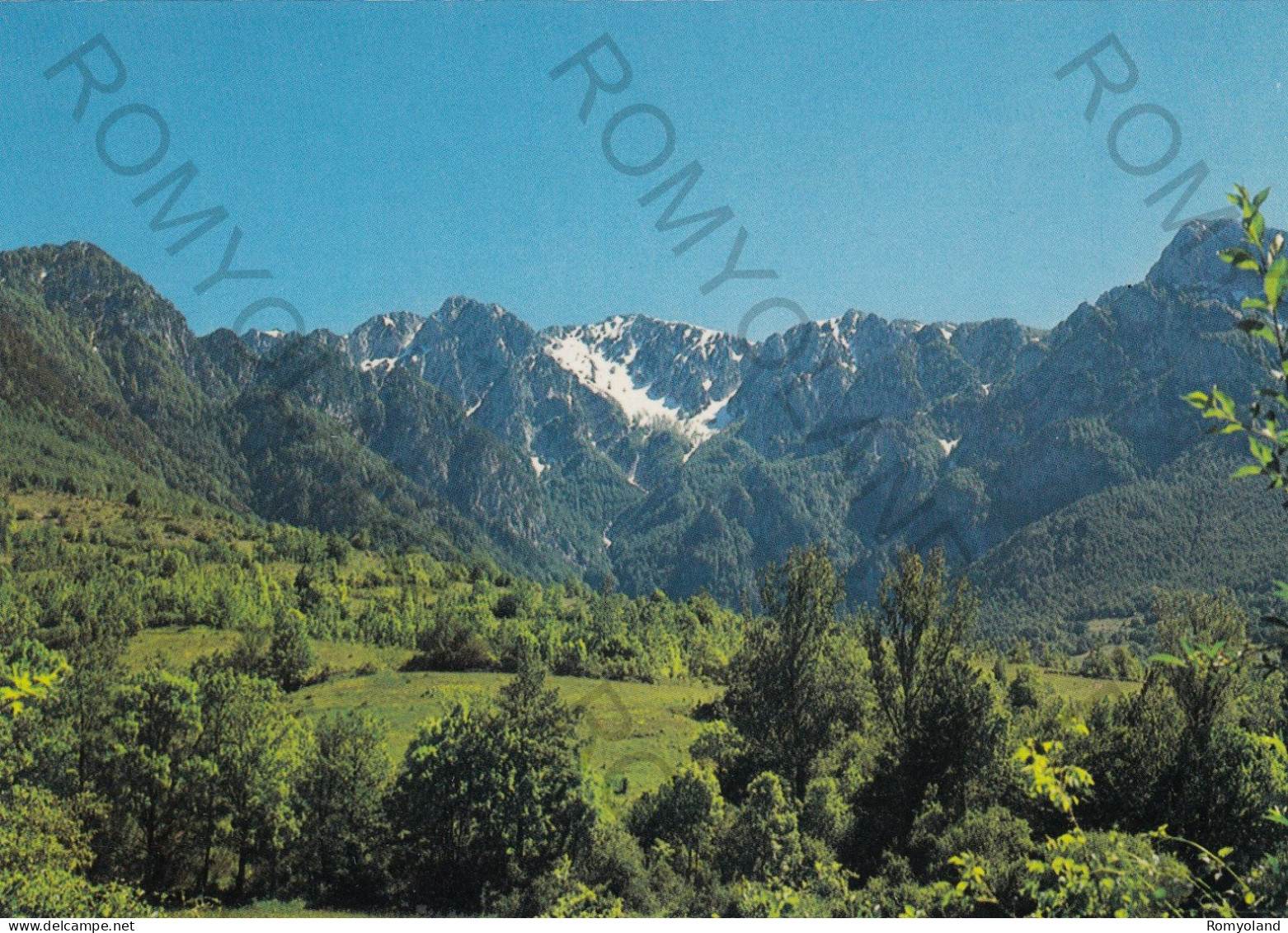 CARTOLINA  C8 PARCO NAZIONALE D'ABRUZZO,L'AQUILA,ABRUZZO-PANORAMA-ANFITEATRO DELLA CAMOSCIARA-STORIA,NON VIAGGIATA - L'Aquila