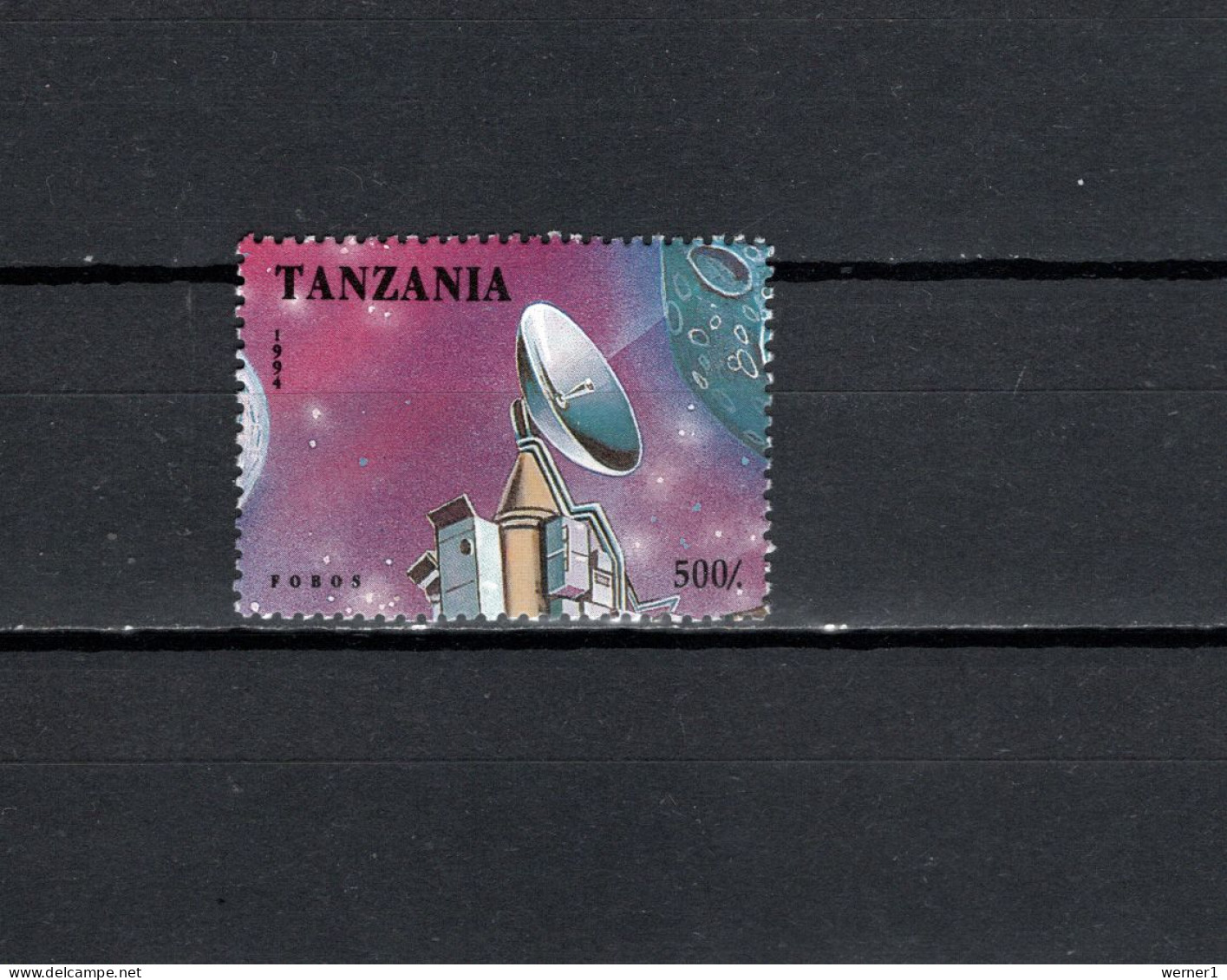 Tanzania 1994 Space Research 500 Sh Stamp From S/s MNH - Afrique