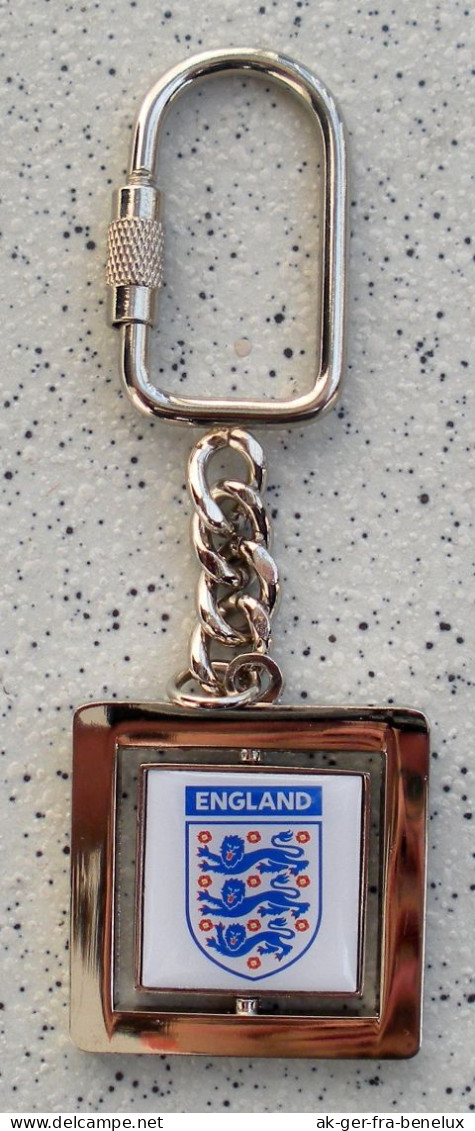 Schlüsselanhänger Keychain The Football Association England FA Three Lions Key Fob Keyring Inglaterra Angleterre Fußball - Sonstige & Ohne Zuordnung