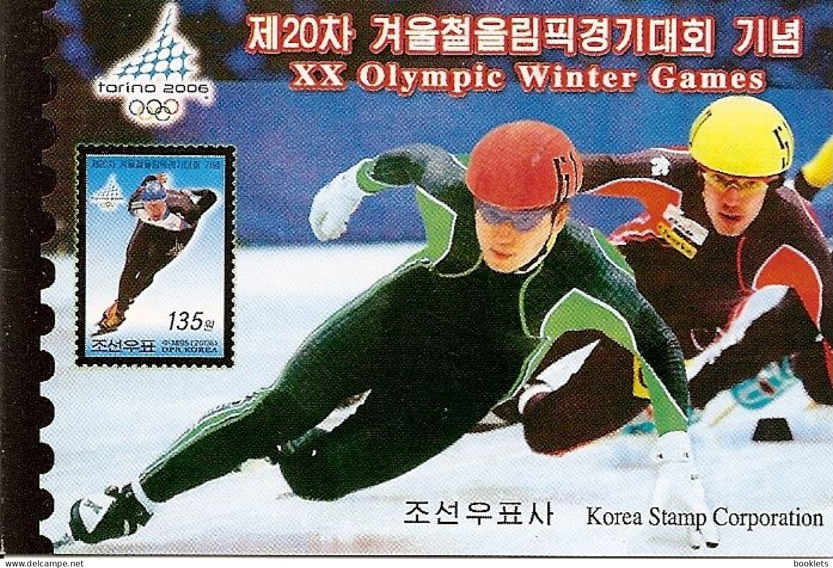 KOREA NORTH (DPR), 2006, Booklets 140, Olympic Wintergames Torino - Korea, North