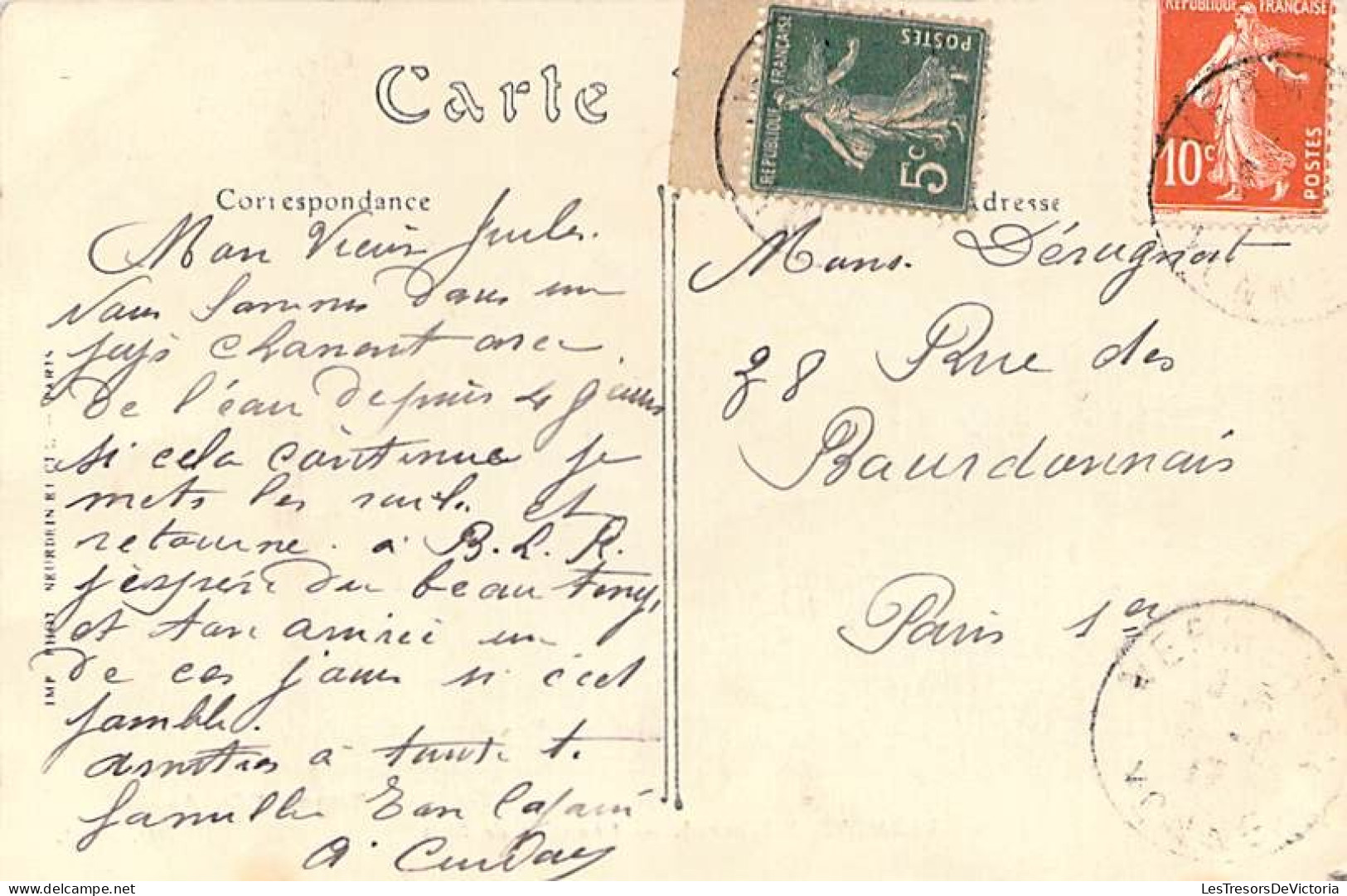 France - Vermenton - Chantier De Bois - Toulot - Animé - Enfant - Carte Postale Ancienne - Vermenton