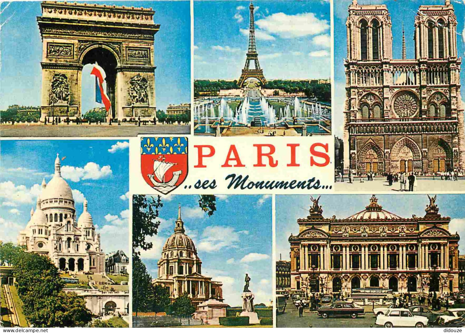 75 - Paris - Multivues - Blasons - CPM - Voir Scans Recto-Verso - Multi-vues, Vues Panoramiques