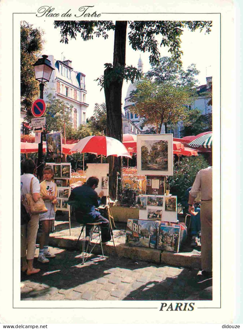 75 - Paris - Place Du Tertre - Peintres - CPM - Voir Scans Recto-Verso - Places, Squares