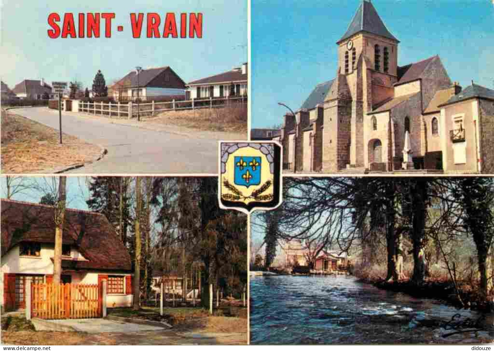 91 - Saint Vrain - Multivues - Blasons - CPM - Voir Scans Recto-Verso - Saint Vrain