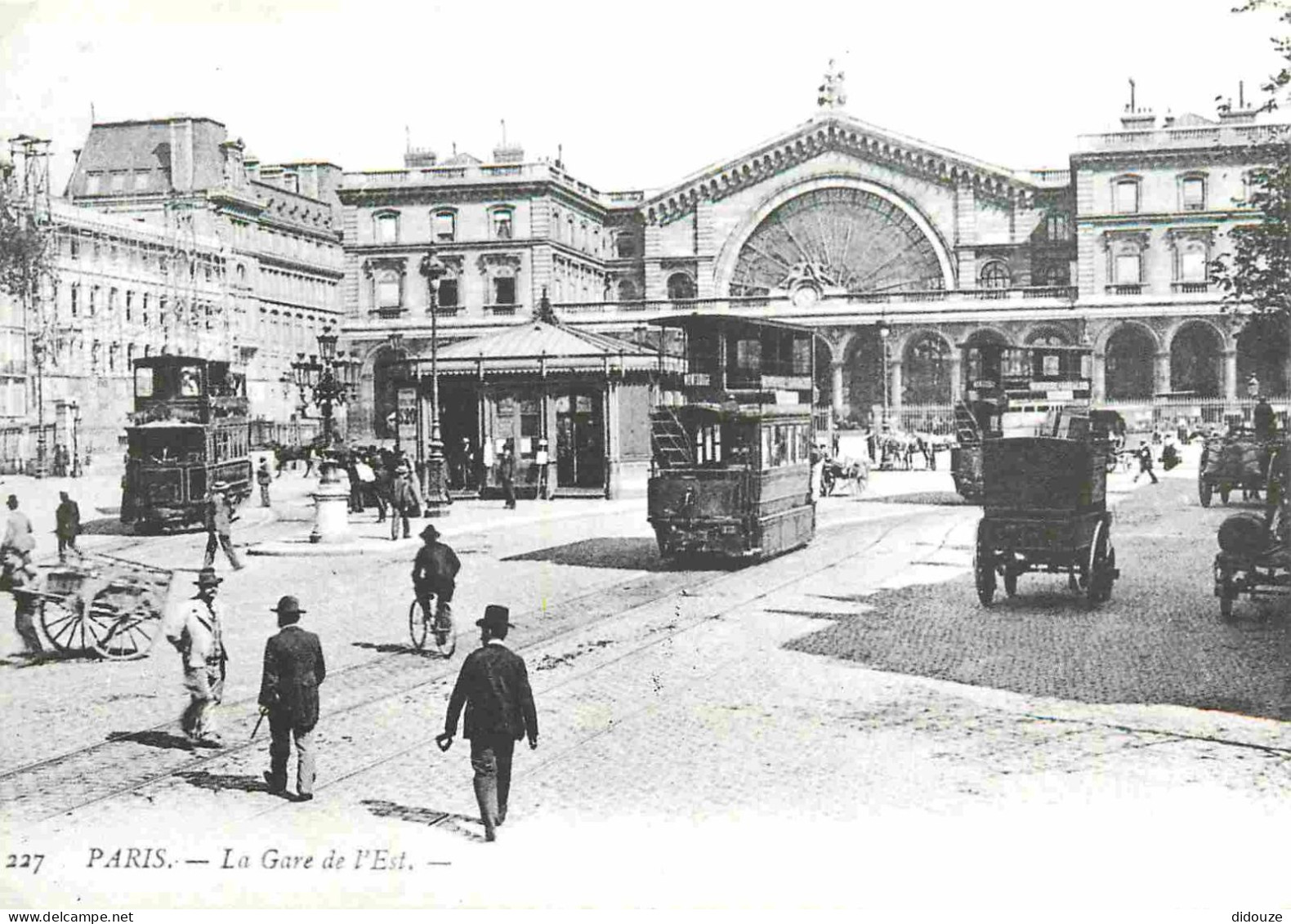 Reproduction CPA - 75 Paris - La Gare De L'Est - CPM - Carte Neuve - Voir Scans Recto-Verso - Sin Clasificación