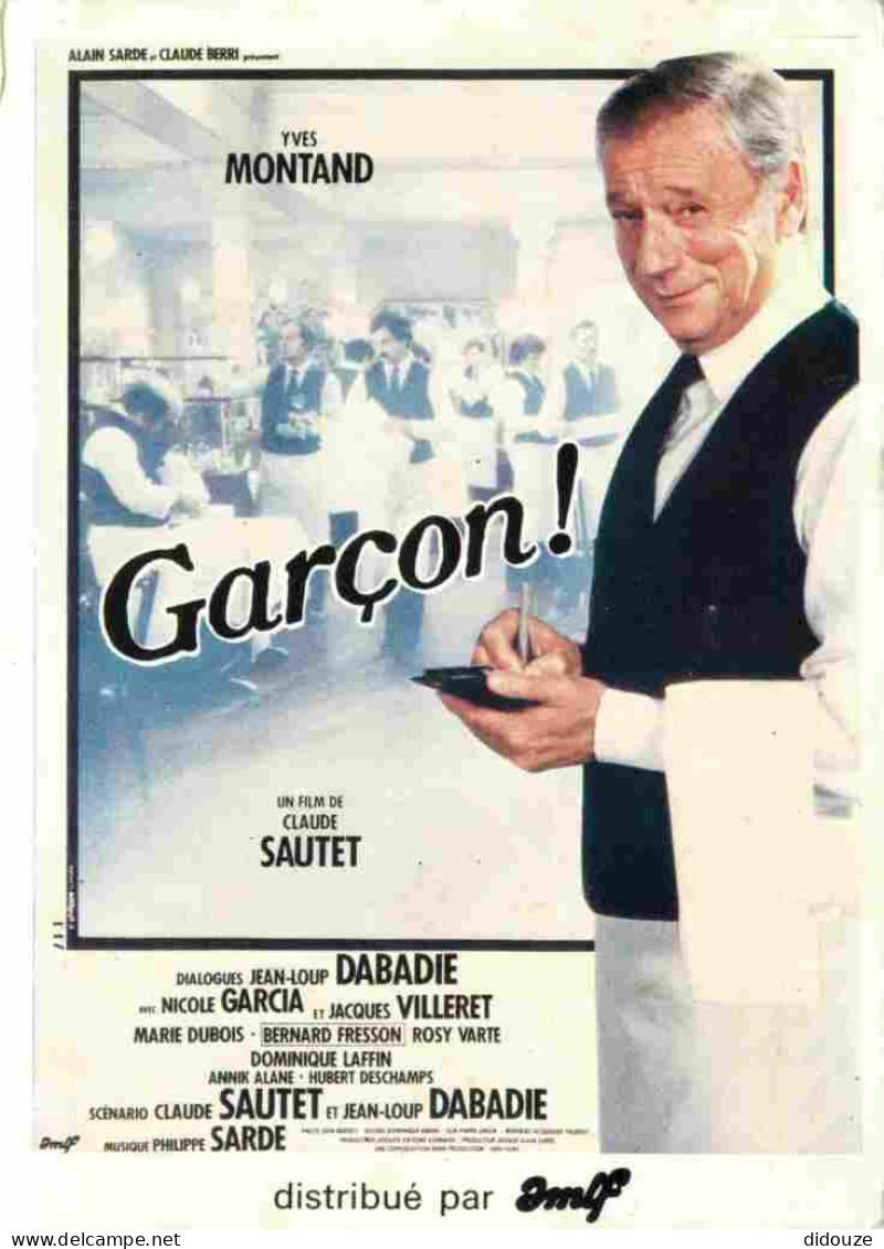 Cinema - Affiche De Film - Garçon - Yves Montand - CPM - Carte Neuve - Voir Scans Recto-Verso - Plakate Auf Karten