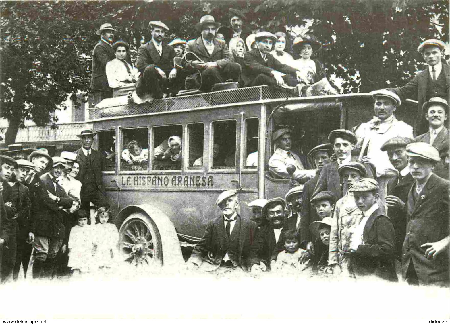 Reproduction CPA - Espagne - Val D'Aran - L'autobus De Marignac à Galardu - Collection Scènes Méridionales - Automobiles - Lérida