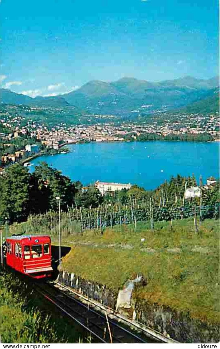 Trains - Lugano - Vue Générale - CPM - Voir Scans Recto-Verso - Treinen