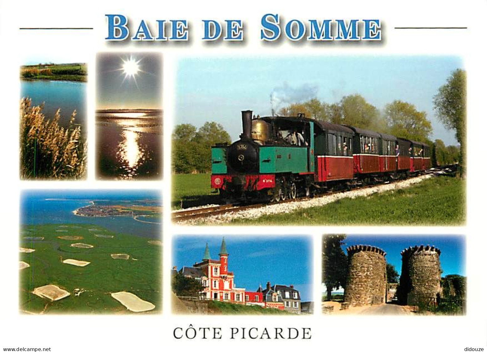 Trains - Chemin De Fer De La Baie De Somme - Multivues - CPM - Voir Scans Recto-Verso - Treinen