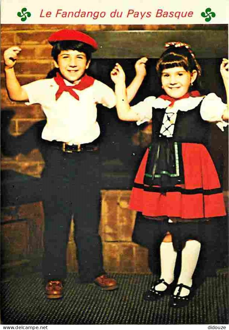 Folklore - Danses - Pays Basque - Le Fandango - Enfants - Voir Scans Recto Verso - Dances