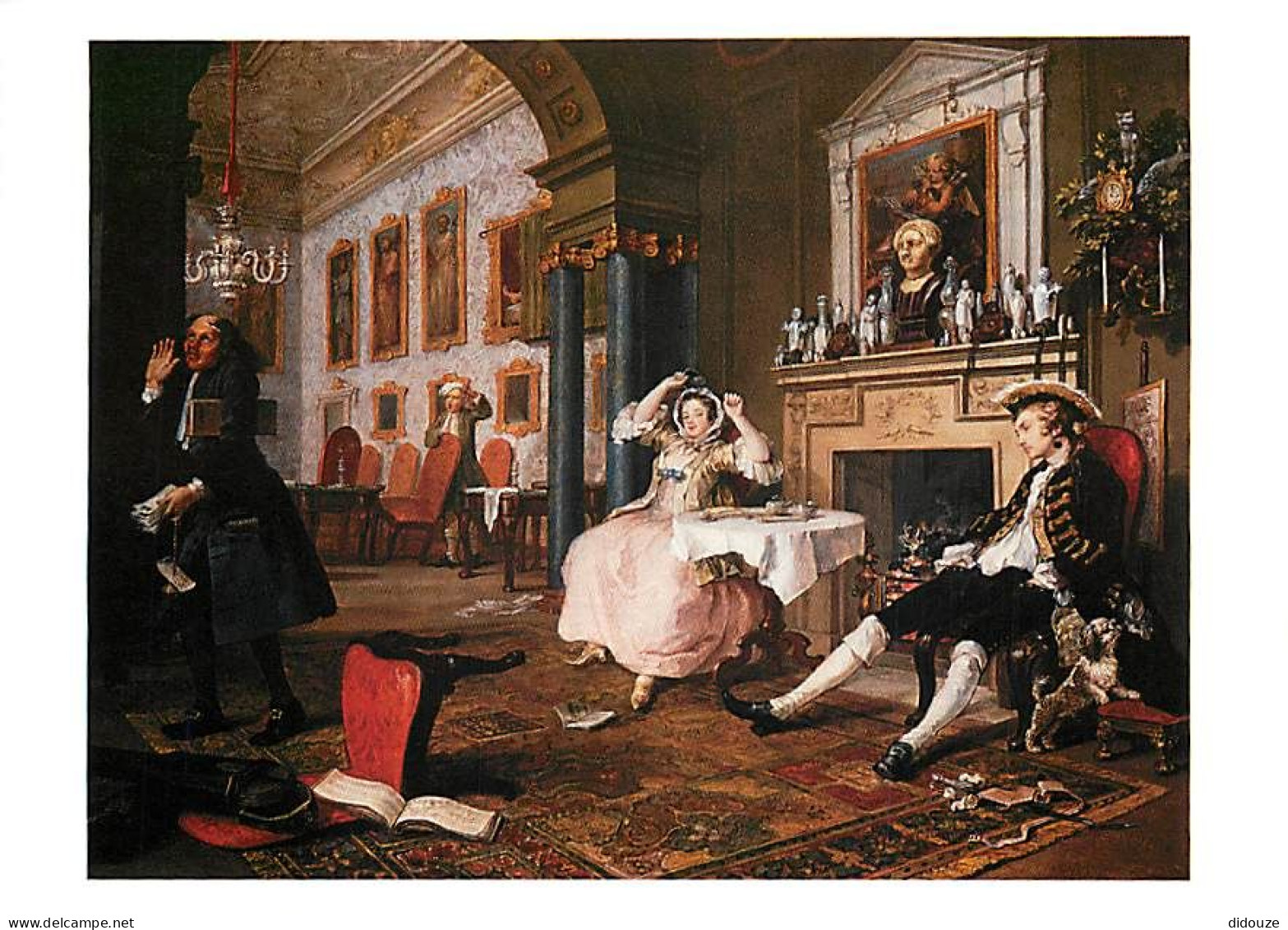 Art - Peinture - William Hogarth - Marriage A La Mode : Shortly After The Marriage - Carte Neuve - CPM - Voir Scans Rect - Paintings