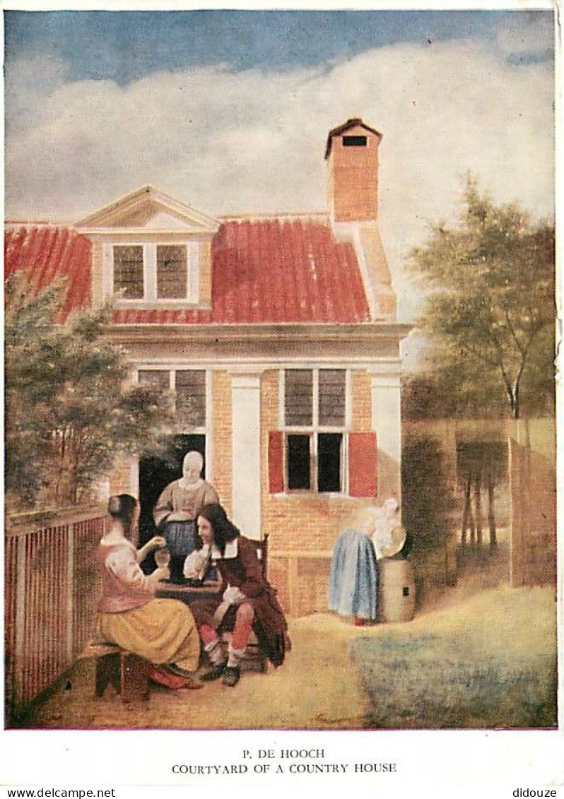 Art - Peinture - Pieter De Hooch - Courtyard Of A Country House - CPM - Voir Scans Recto-Verso - Paintings