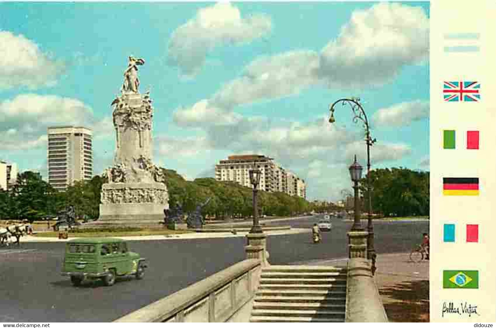 Argentine - Buenos Aires - Monumento De Los Espanoles - Automobiles - Carte Neuve - CPM - Voir Scans Recto-Verso - Argentina