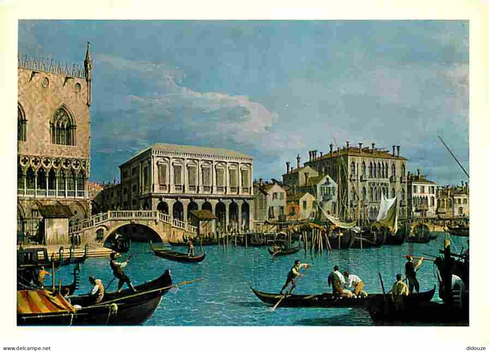 Art - Peinture - Giovanni Antonio Canal Detto Il Canaletto - Venise - Le Quai Des Prigioni - CPM - Voir Scans Recto-Vers - Paintings