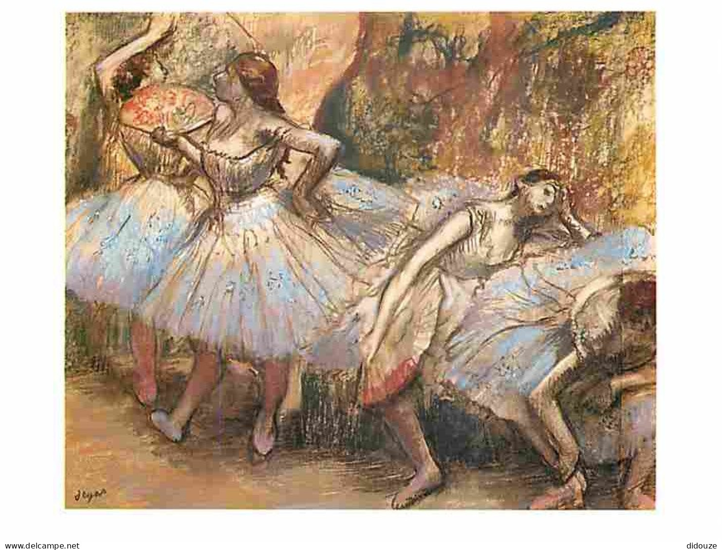 Art - Peinture - Edgar Degas - Danseuses - CPM - Voir Scans Recto-Verso - Paintings