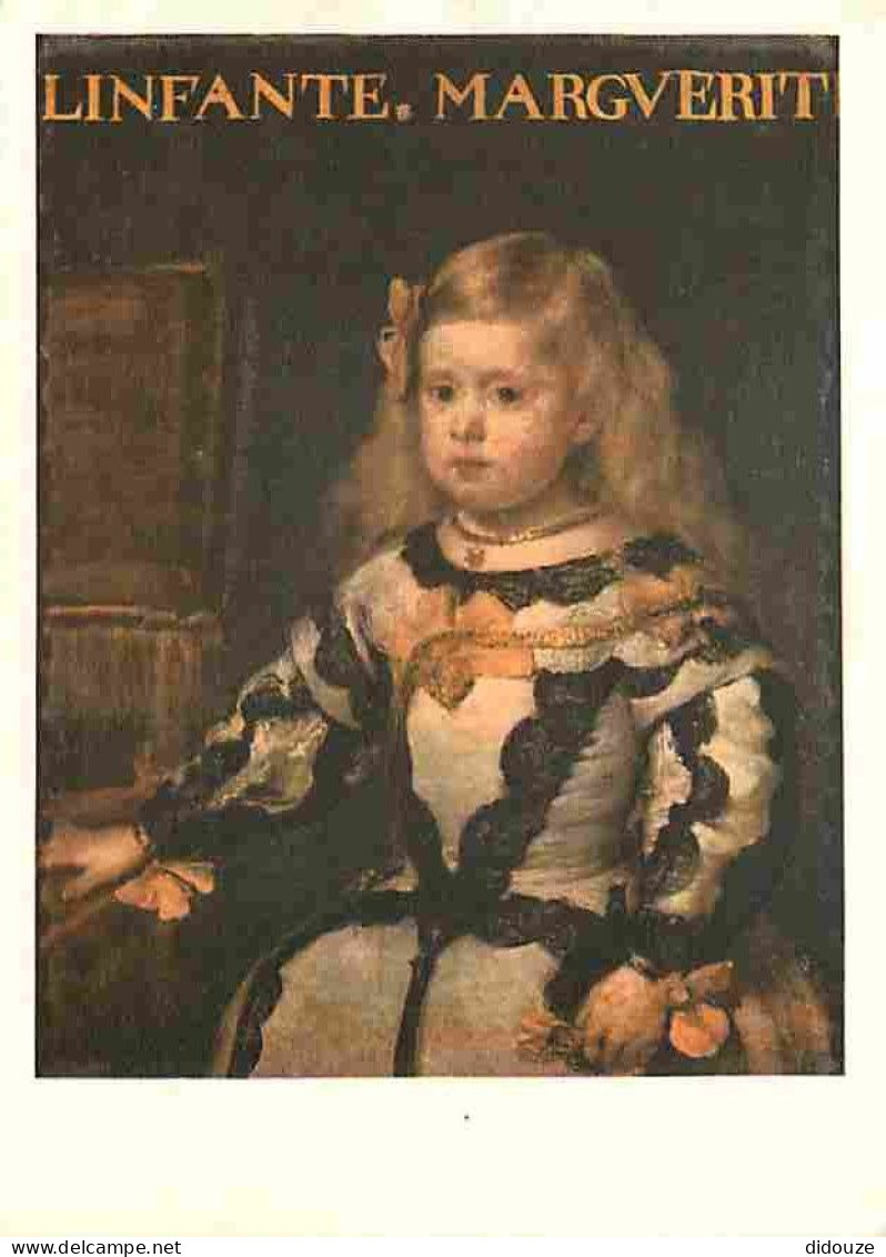 Art - Peinture - Ecole De Velasquez - Portrait De L'Infante Marie Marguerite - CPM - Voir Scans Recto-Verso - Paintings