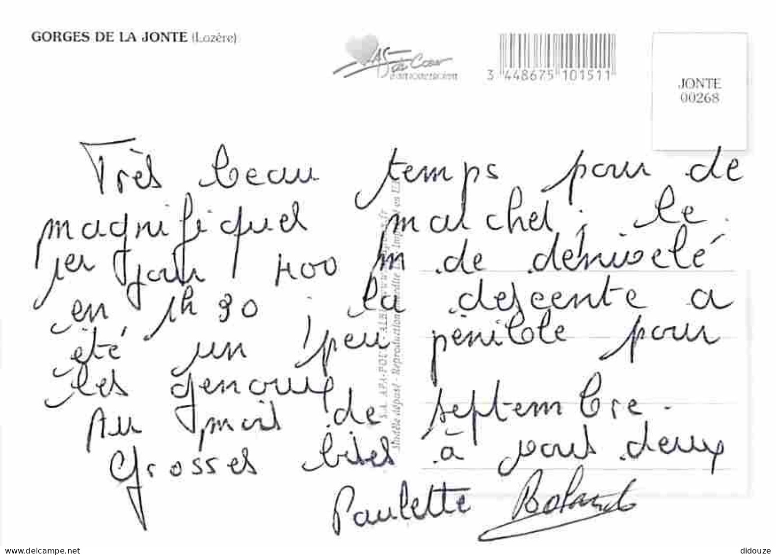 48 - Les Gorges De La Jonte - Vue Générale - CPM - Voir Scans Recto-Verso - Other & Unclassified