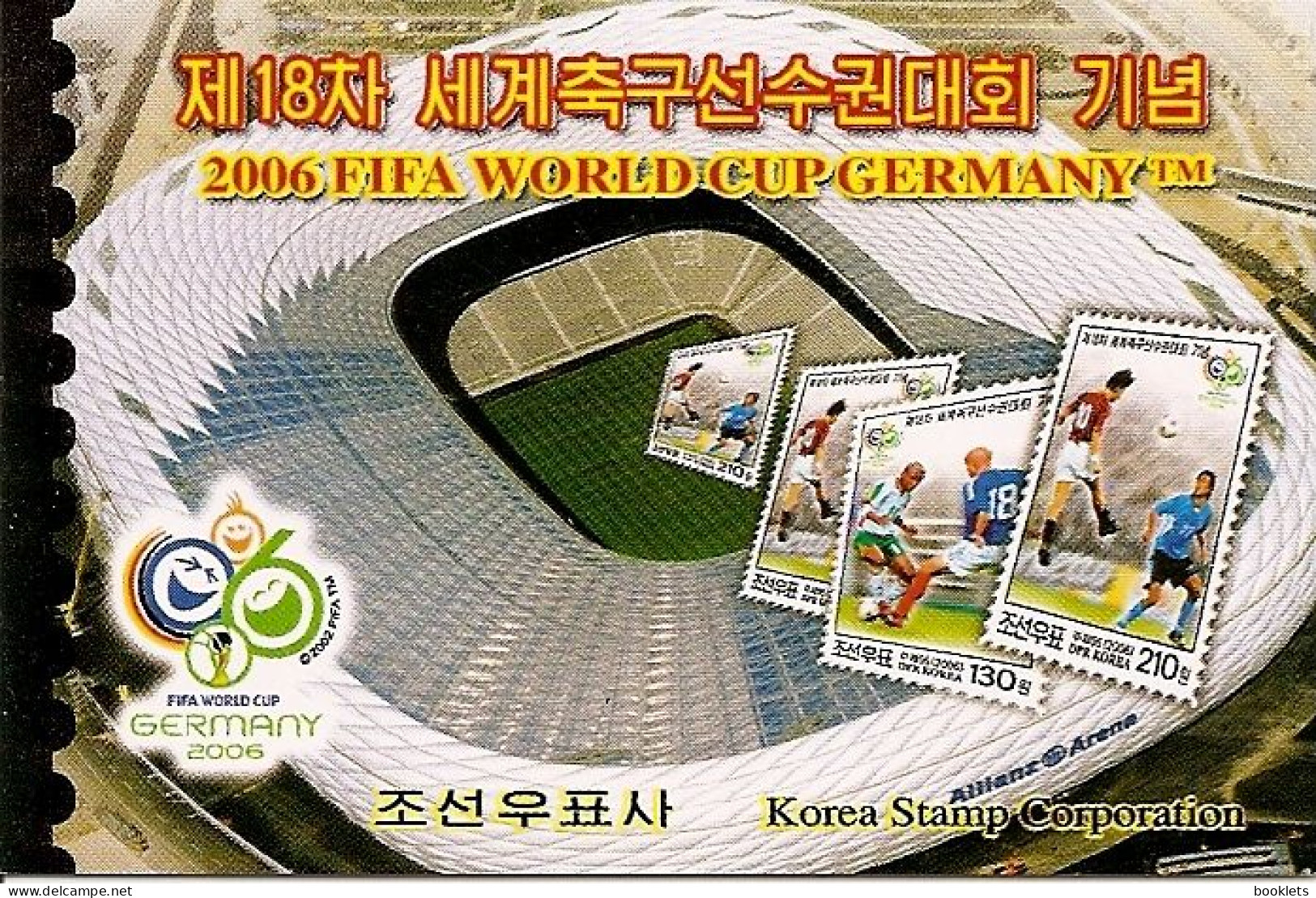 KOREA NORTH (DPR), 2006, Booklets 141, FIFA Football Germany - Korea (Noord)