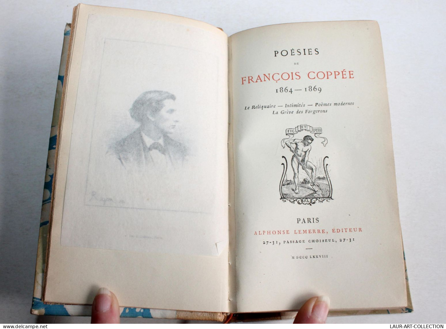 POESIES DE FRANCOIS COPPEE 1864-69 RELIQUAIRE INTIMITE GREVE FORGER 1878 LEMERRE / ANCIEN LIVRE XIXe SIECLE (1803.140) - Autores Franceses