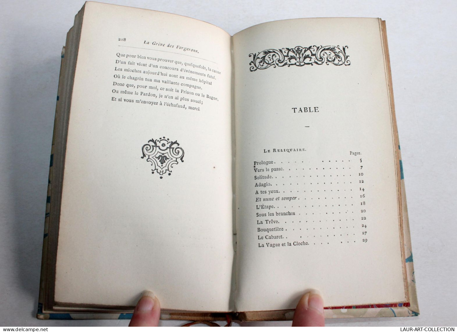 POESIES DE FRANCOIS COPPEE 1864-69 RELIQUAIRE INTIMITE GREVE FORGER 1878 LEMERRE / ANCIEN LIVRE XIXe SIECLE (1803.140) - Autori Francesi