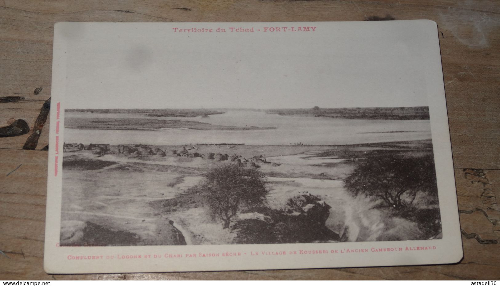 TCHAD : FORT LAMY, Confluent Du Logone Et Du Chari ................ BE-17831 - Chad