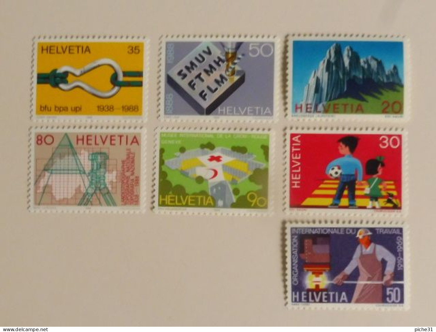 SUISSE SWITZERLAND - 1988 Lot De 4 (+3 Offert) - MNH ** - Unused Stamps