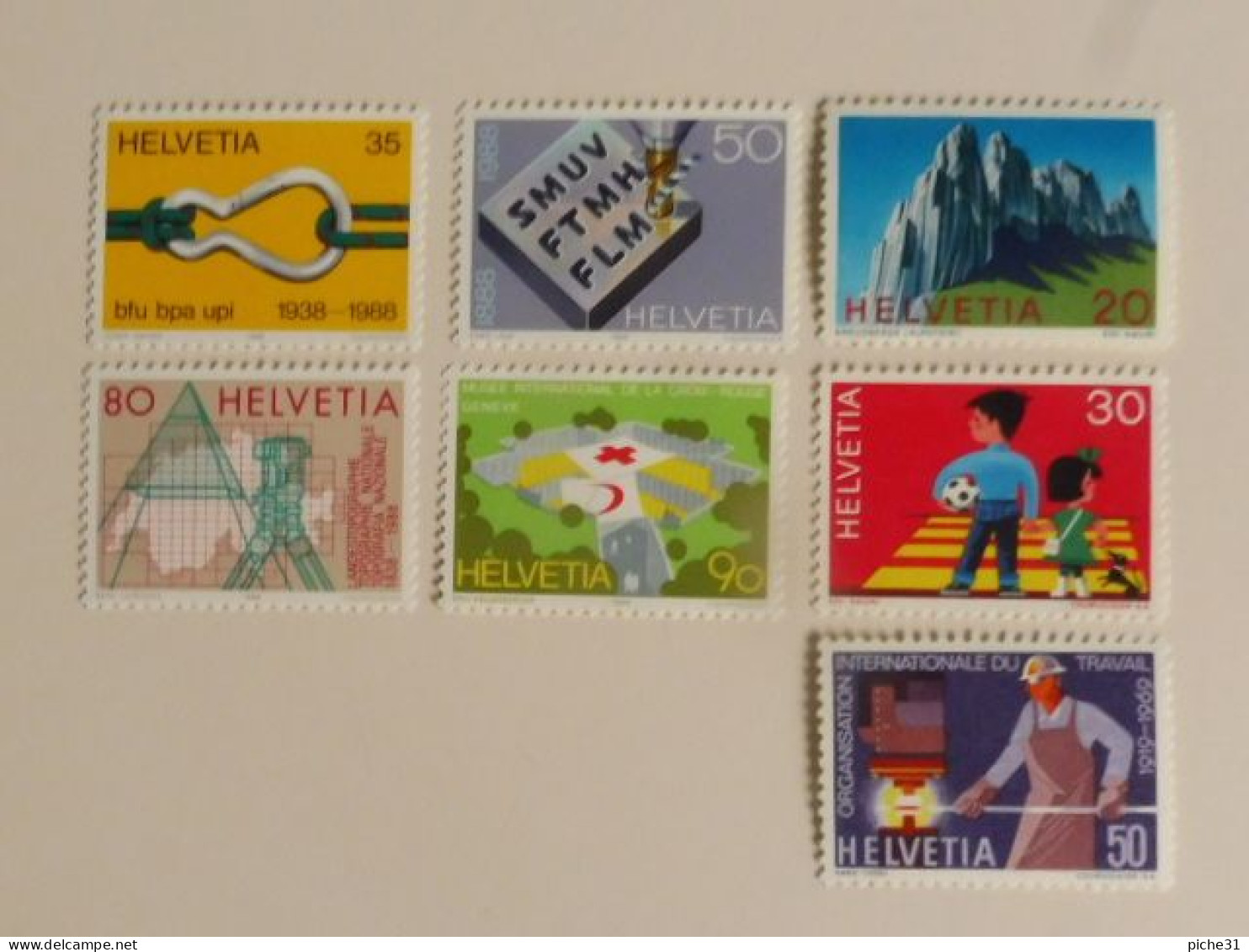 SUISSE SWITZERLAND - 1988 Lot De 4 (+3 Offert) - MNH ** - Ongebruikt