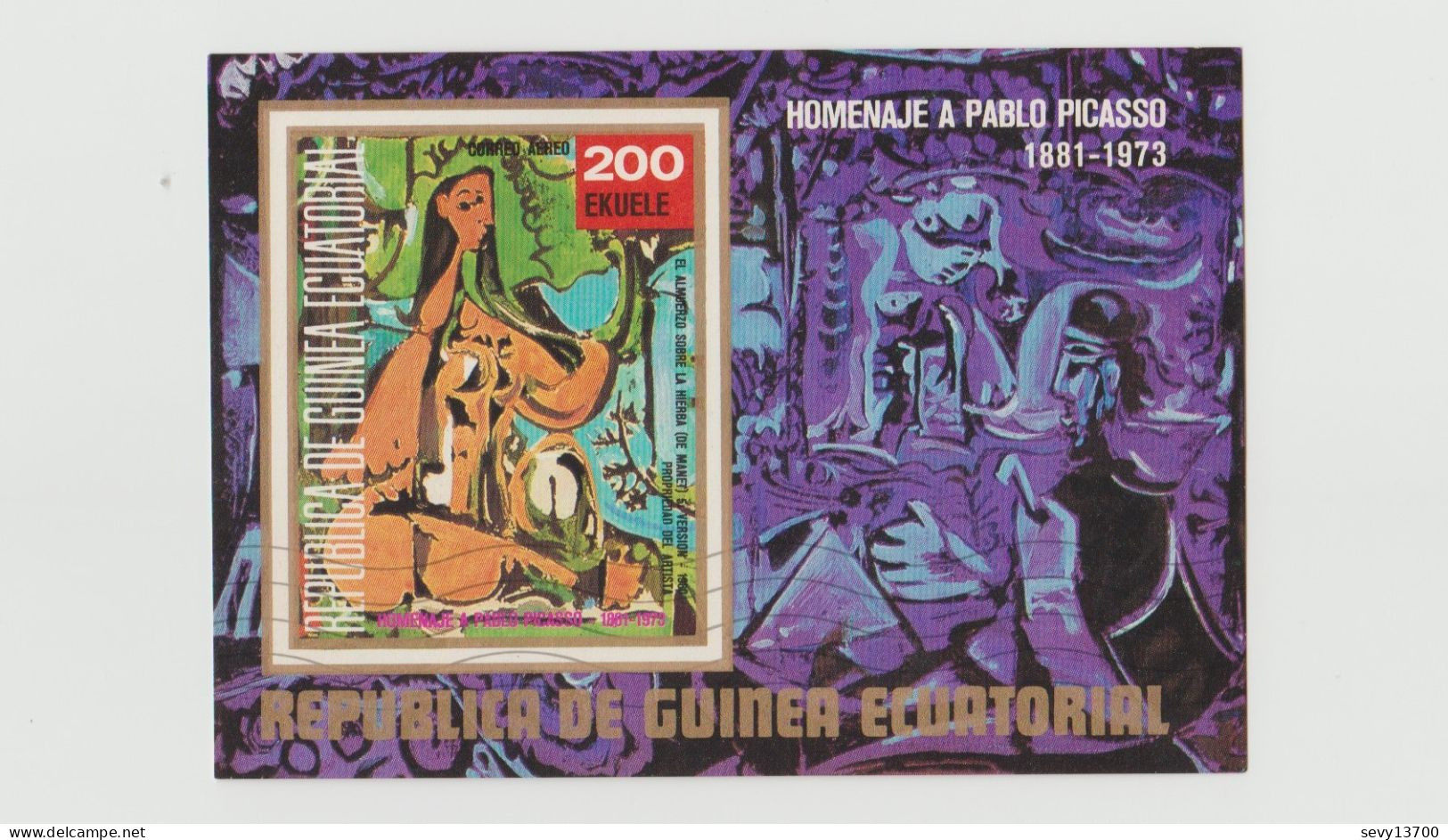 Guinée Equatoriale - Lot De 6 Blocs Et 21 Timbres Hommage à Picasso - Guinée Equatoriale