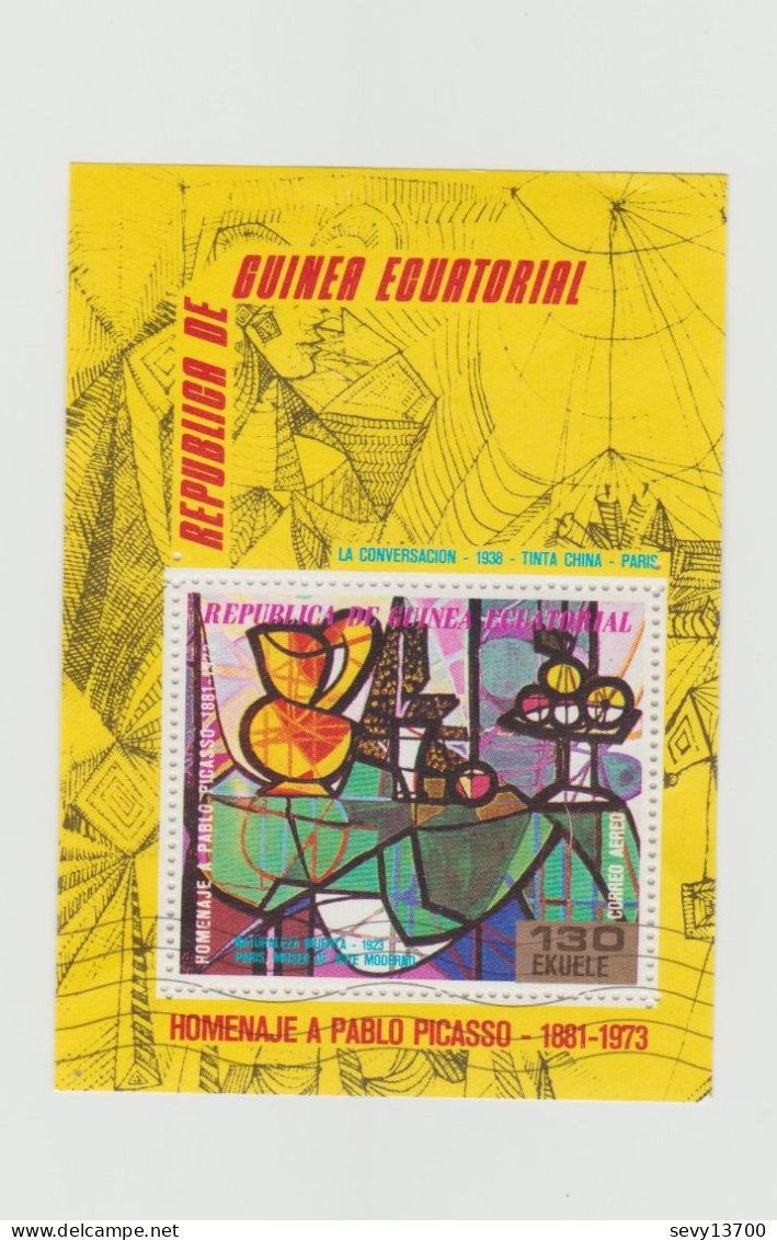 Guinée Equatoriale - Lot de 6 blocs et 21 timbres Hommage à Picasso