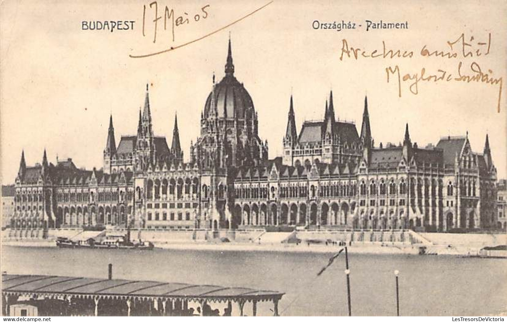 Hongrie - Budapest - Arszaghaz Parlament - 17 Mai 1905 - Carte Postale Ancienne - Hongarije