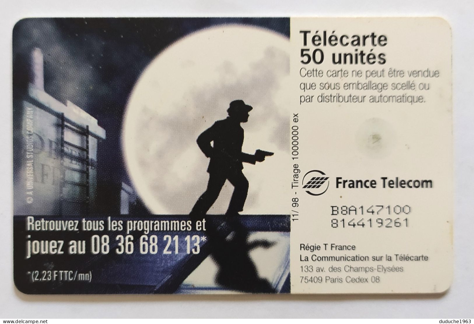 Télécarte France - CANAL SATELLITE 13eme Rue - Non Classés