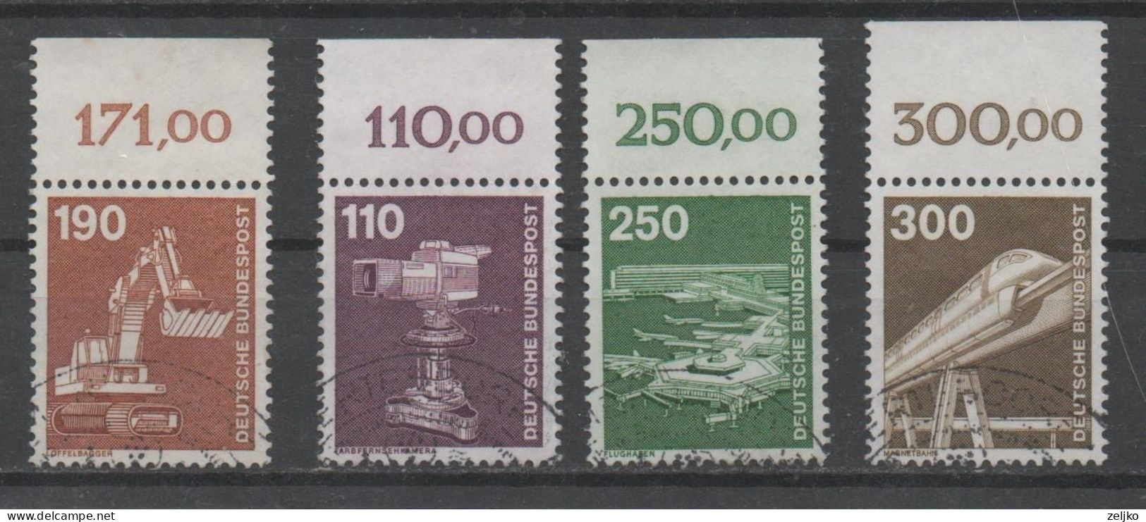 Germany 1982, Used, Michel 1134, 1136 - 1138 - Oblitérés