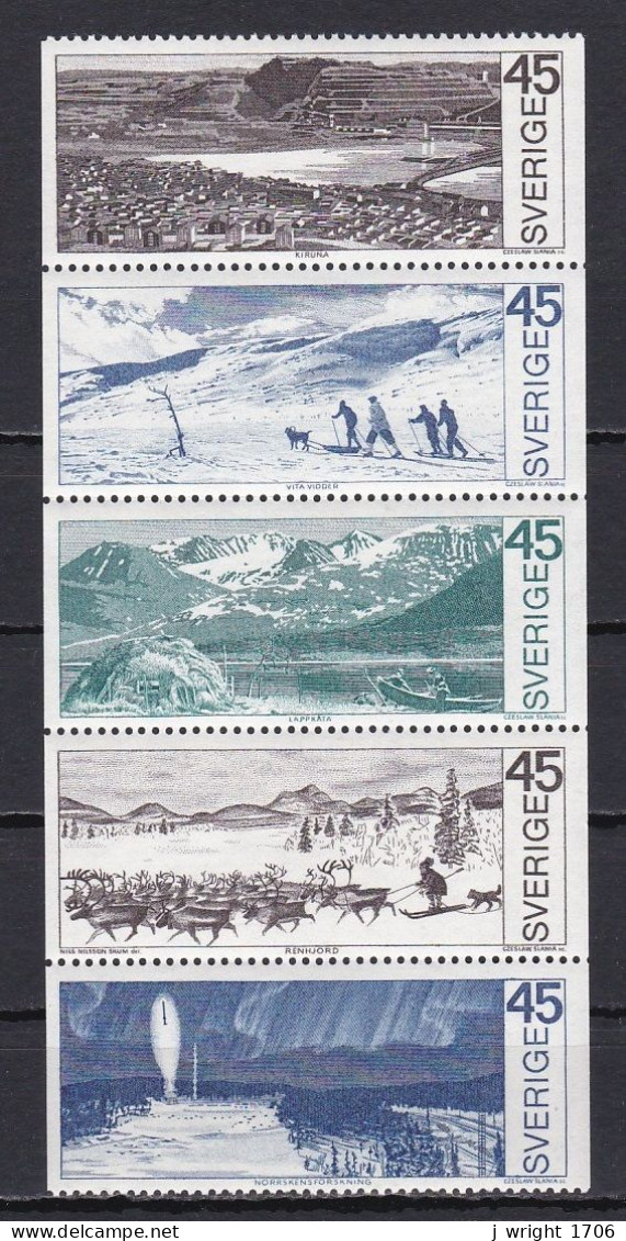 Sweden, 1970, Artic Circle, Set, MNH - Neufs