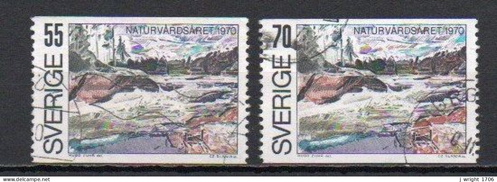 Sweden, 1970, Nature Conservation Year, Set, USED - Usati