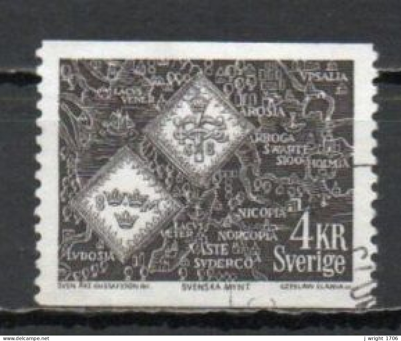 Sweden, 1971, Blood Money Coins, 4kr, USED - Gebraucht