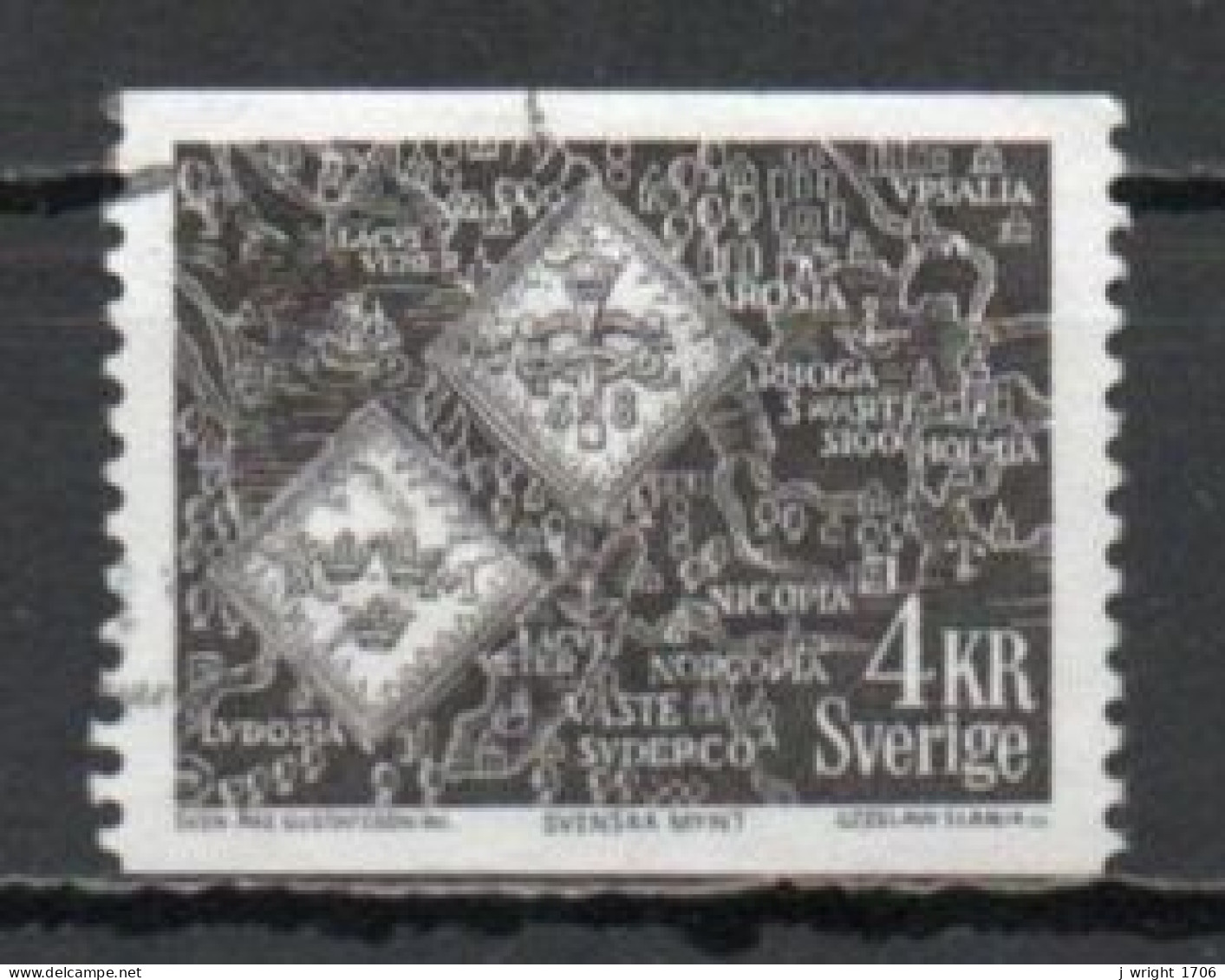 Sweden, 1971, Blood Money Coins, 4kr, USED - Gebraucht
