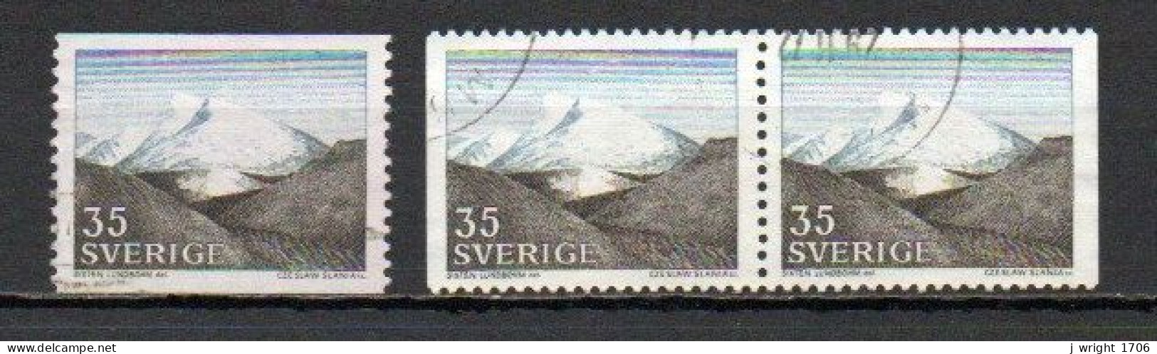 Sweden, 1967, Mountain Scenery, 35ö, USED - Used Stamps