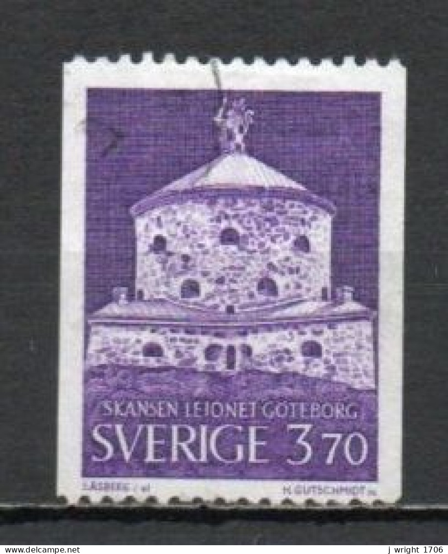 Sweden, 1967, Lion Fortress, 3.70kr, USED  - Usati