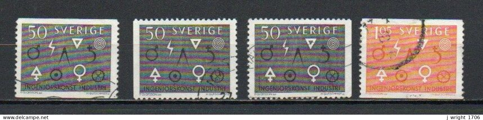 Sweden, 1963, Engineering & Industry, Set, USED  - Used Stamps