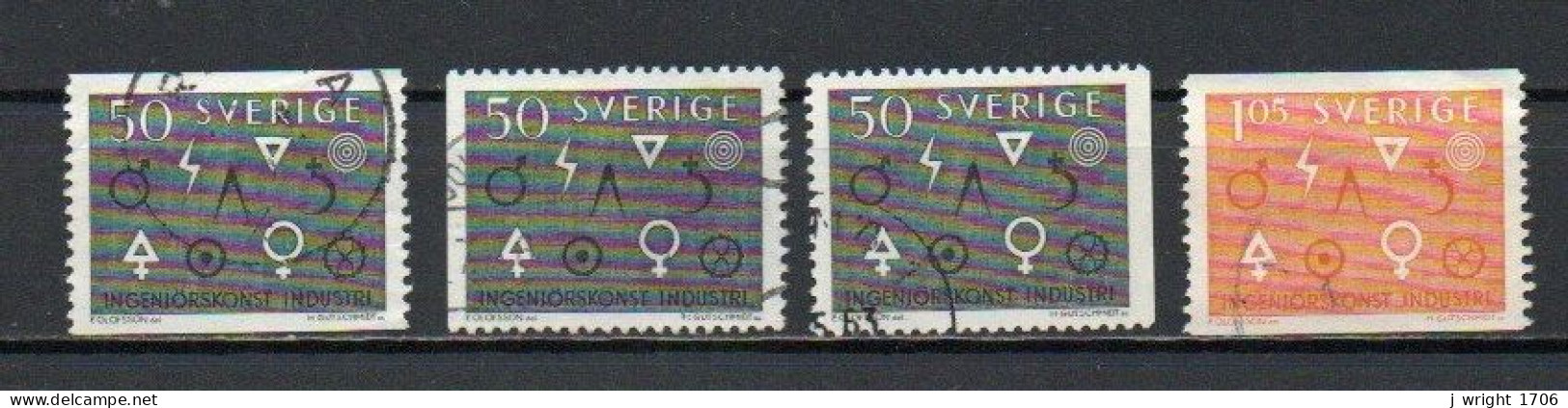 Sweden, 1963, Engineering & Industry, Set, USED  - Gebruikt