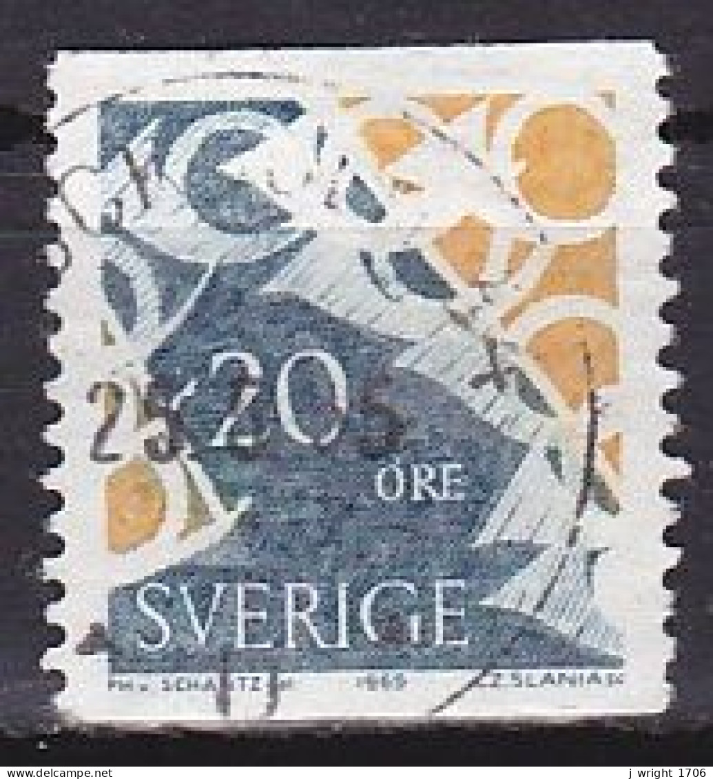 Sweden, 1965, Posthorn, 20ö, USED - Used Stamps