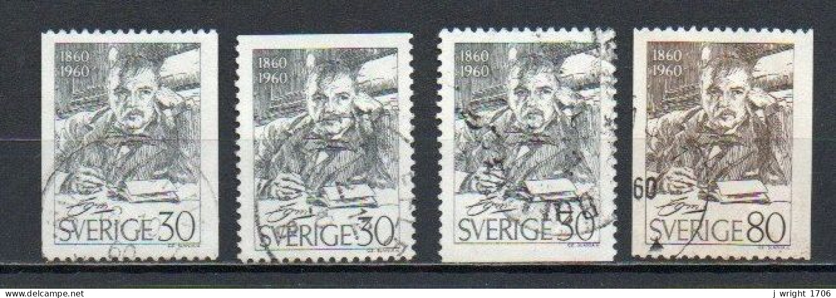 Sweden, 1960, Anders Zorn, Set, USED - Oblitérés