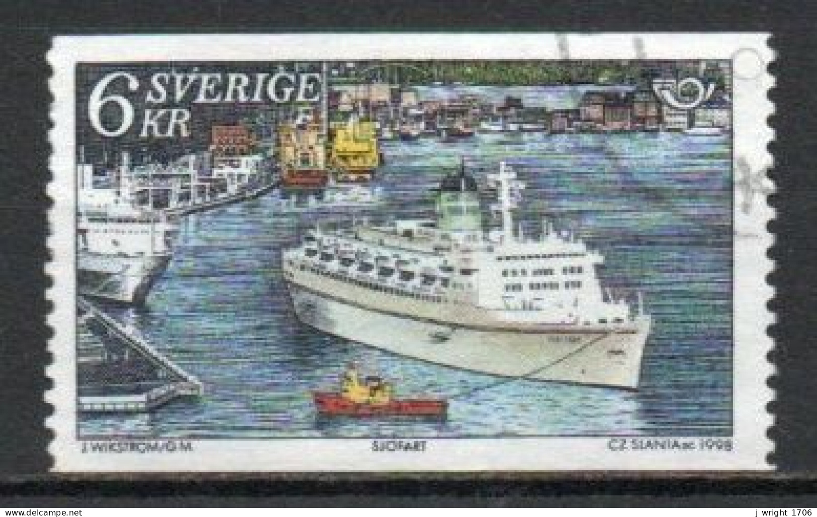 Sweden, 1998, Nordic Co-operation, 6kr, USED - Gebruikt