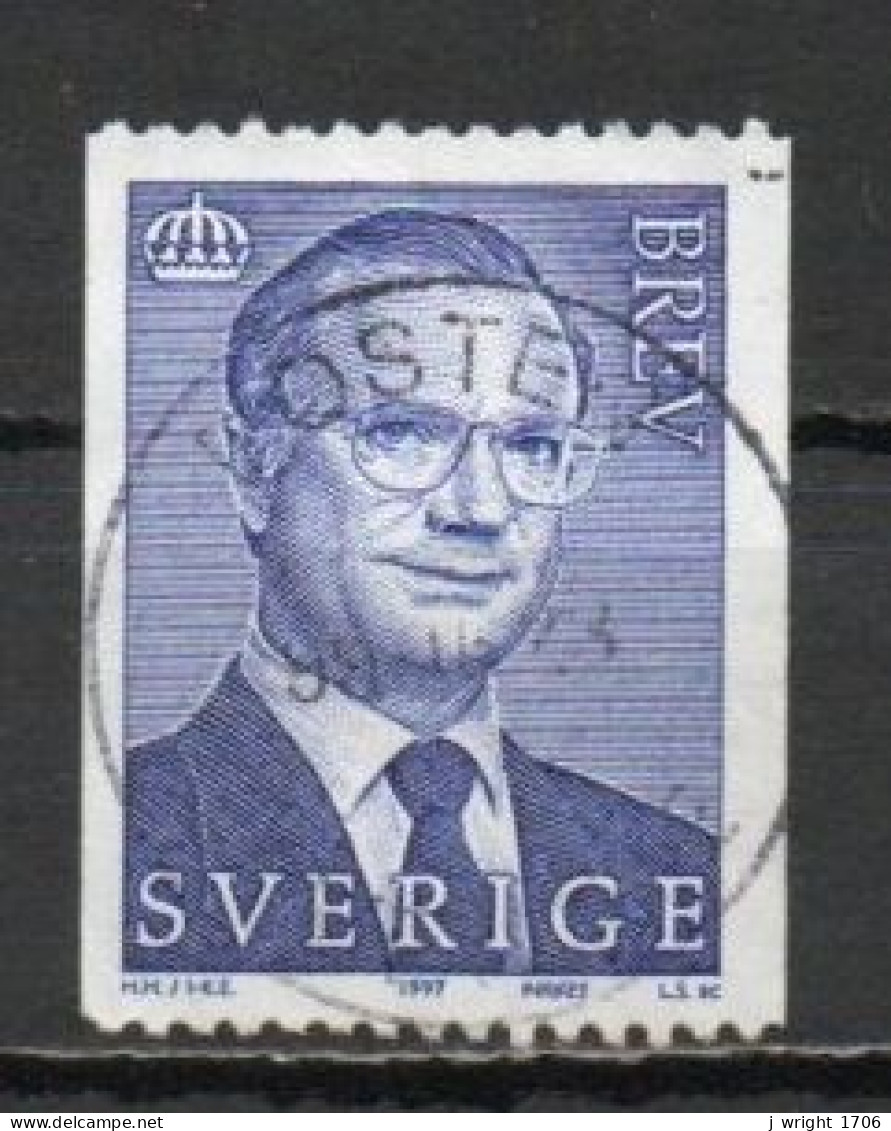 Sweden, 1997, King Carl XVI Gustaf, Letter, USED  - Gebraucht