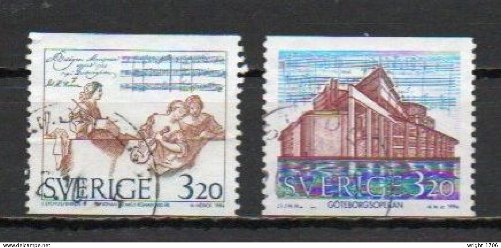 Sweden, 1994, J. H. Roman & Gothenburg Opera, Set, USED - Used Stamps