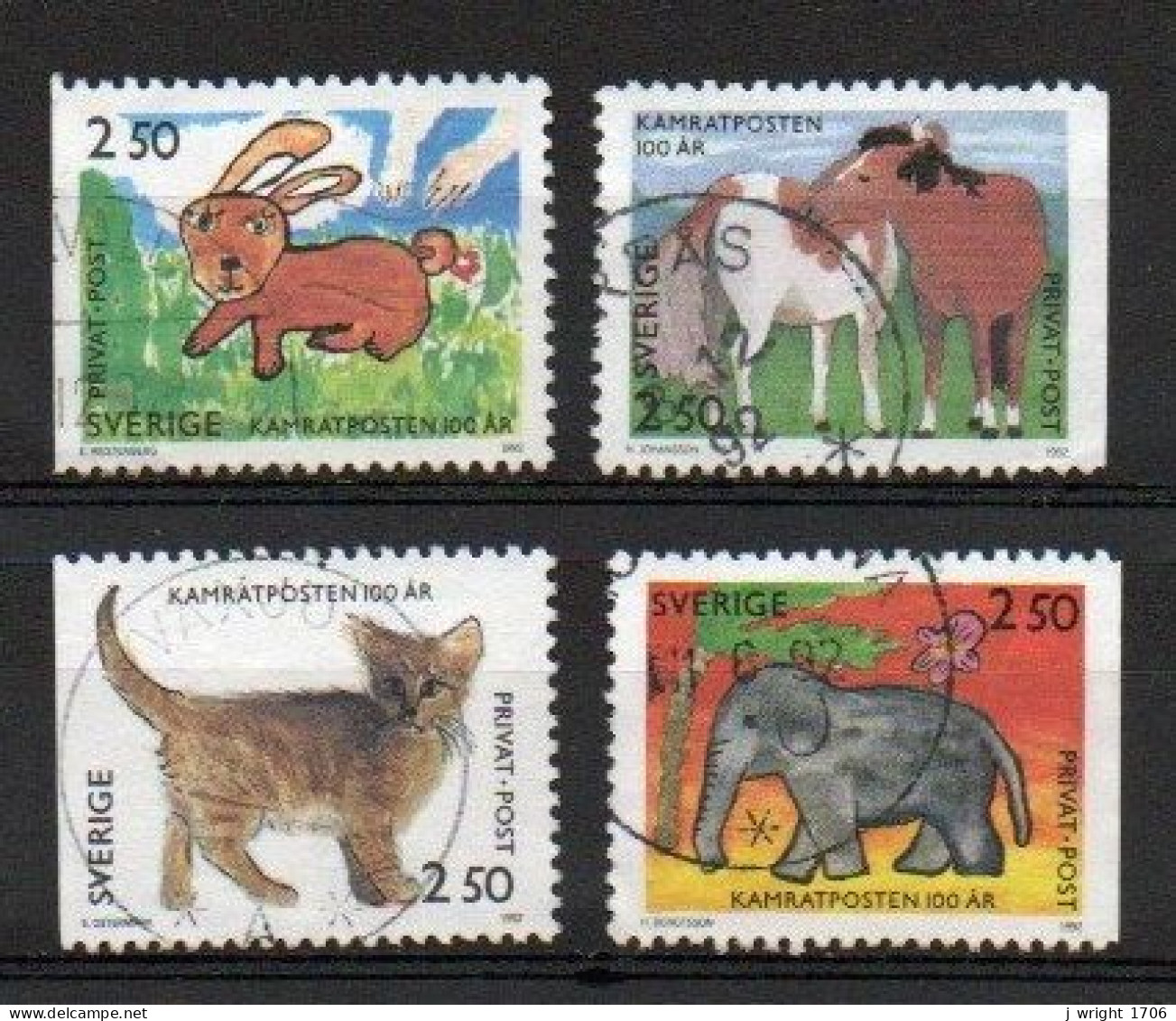 Sweden, 1992,Rebate Stamps/Kamratposten Centenary, Set, USED - Gebraucht