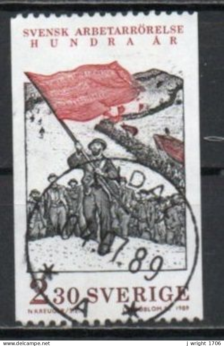 Sweden, 1989, Swedish Labour Movement Centenary, 2.30kr, USED - Used Stamps