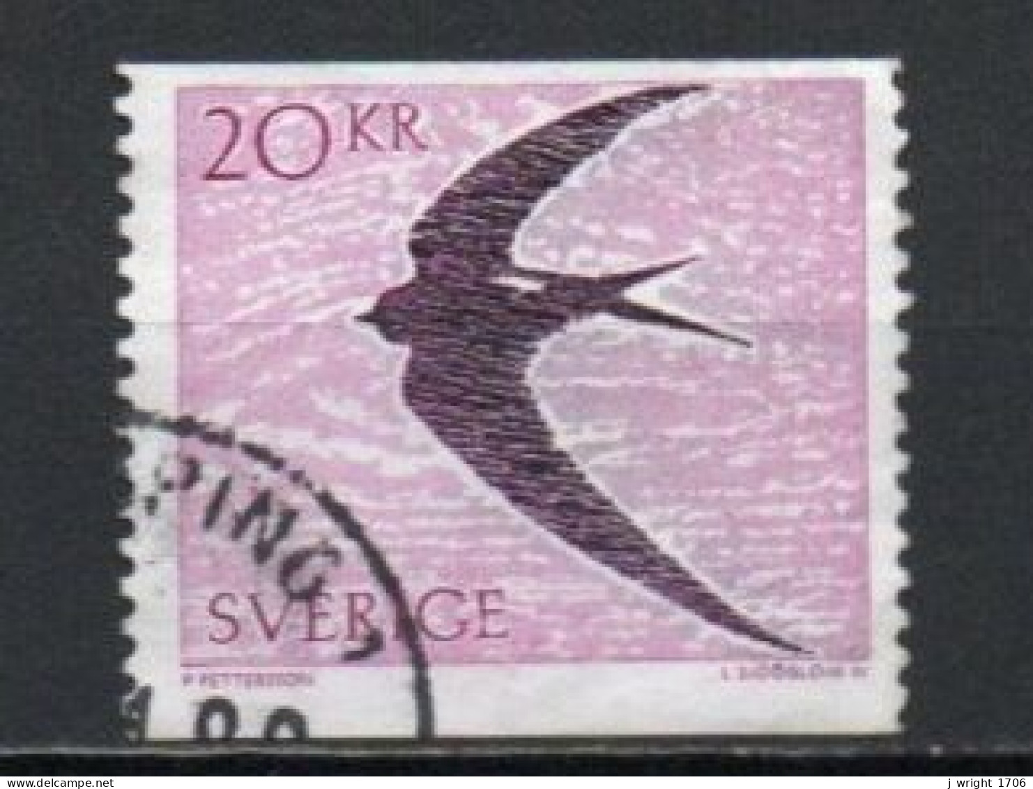 Sweden, 1988, Swift, 20kr, USED - Used Stamps